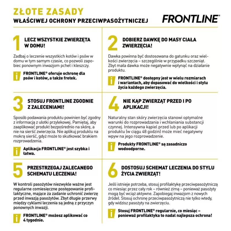 FRONTLINE Tri-act L 20-40 kg - Parasitentropfen für Hunde - 3 x 4 ml