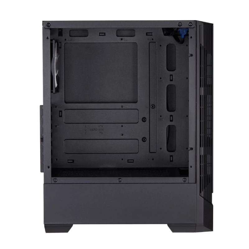 FSP CMT260 ATX Mid-Tower Gaming-Gehäuse - Tempered Glass, Schwarz