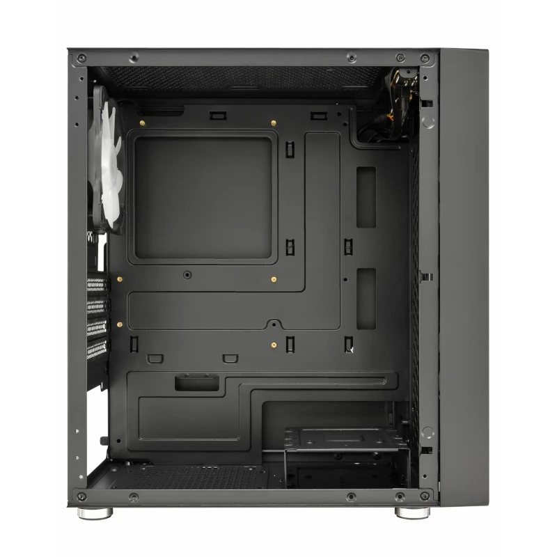 FSP CST130A Micro-ATX Gaming-Gehäuse - Schwarz