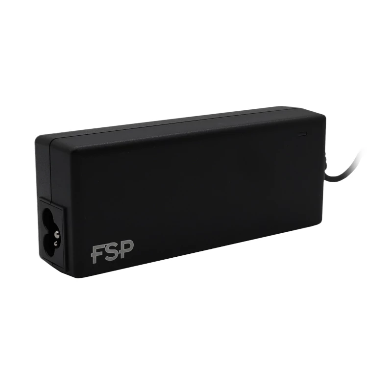 FSP NB 90W Universelles Laptop-Netzteil mit 8 austauschbaren Steckern - Schwarz
