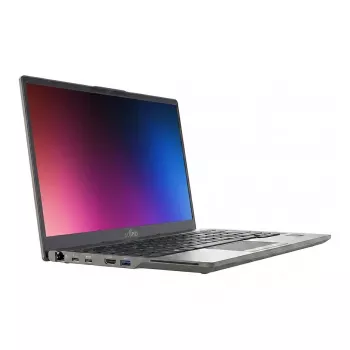 Fujitsu LIFEBOOK U7411 14 inch FHD Laptop - Intel Core i7-1165G7, 16GB RAM, 512GB SSD, Windows 11 Pro, Schwarz/Silber