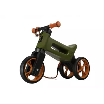 FUNNY WHEELS Rider Super 2-in-1 Laufrad / Dreirad, Khaki