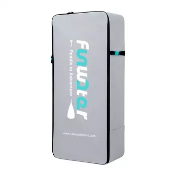 FunWater SUP-Rucksack (Grau) – 120L, Heavy-Duty Oxford-Gewebe, gepolsterte Träger