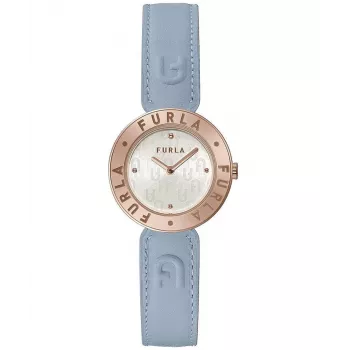 FURLA Arco Chain Damen-Quarzuhr 30mm Silber Edelstahl