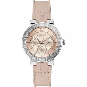 FURLA Arco Chain Damen Quarzuhr WW00011001L1 38mm Silber Edelstahl Mesh
