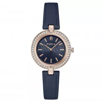 FURLA Arco Chain Damenuhr WW00002006L3 34mm Roségold-Edelstahl