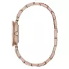 FURLA Arco Mini Damen Quarzuhr WW00004008L3 30mm Silber Weiß Zifferblatt Schwarzes Lederarmband