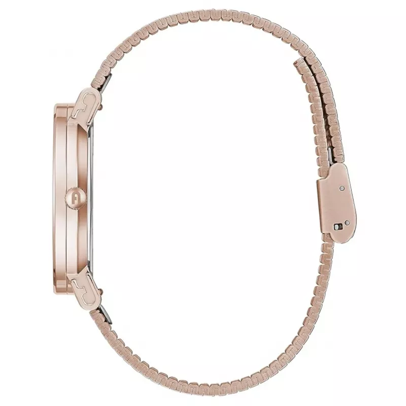Furla Arco Damen-Quarzuhr 38mm Roségold Edelstahl Pink Leder