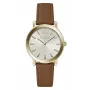 FURLA Giada Damen Quarzuhr WW00003002L2 38mm Silbernes Zifferblatt Blaues Lederarmband