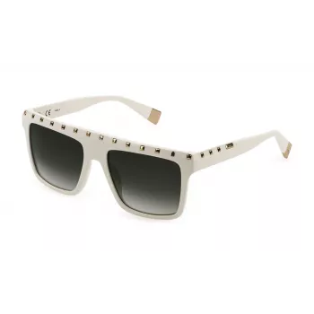 FURLA SFU535-5403GF Damen Cat-Eye-Sonnenbrille Havana Braun Verlauf 54mm