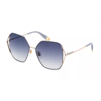 FURLA SFU601-580492 Damen-Sonnenbrille Havana Braun Acetat 58mm