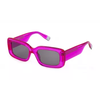 FURLA SFU630V5303GB Damen Katzenaugen-Sonnenbrille Havana/Braun 53mm