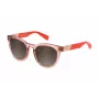 FURLA SFU687-510D48 Damen-Sonnenbrille - Braun Havana Acetatrahmen, Verlaufsbraune Gläser, 51mm