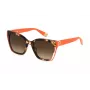 FURLA SFU708-5402AD Damen-Sonnenbrille Havana Acetatrahmen Braune Verlaufsgläser 54mm