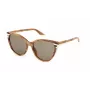 FURLA SFU783-55092M Damen eckige Sonnenbrille Havana/Braun 55/15/140 mm