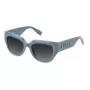 FURLA SFU809V5304GT Damen eckige Sonnenbrille Havana Braun Verlauf 53mm