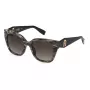 Furla SFU812-5306BZ Damen-Sonnenbrille Braun Havana Rahmen Braun Gradient Gläser 53mm