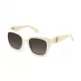 FURLA SFU812-5306Y1 Damen Cat-Eye-Sonnenbrille Havana Braun Verlauf 53mm