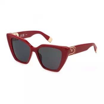 Furla SFU879-5409LB Damen-Sonnenbrille - Acetatrahmen, UV400-Schutz, 54 mm Gläser
