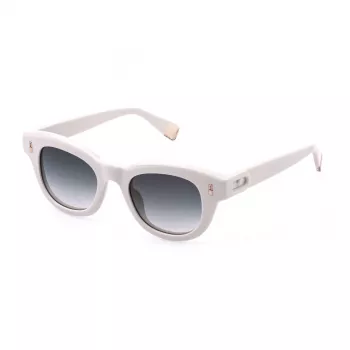 FURLA SFU986-480816 Damen-Sonnenbrille, Havana-Rahmen, braune Gradient-Gläser, 48/20/140 mm