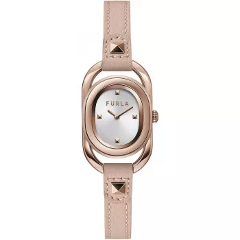 FURLA Damen Armbanduhr Arco Chain WW00008003L3 - 24 mm Roségold-Ton Edelstahl