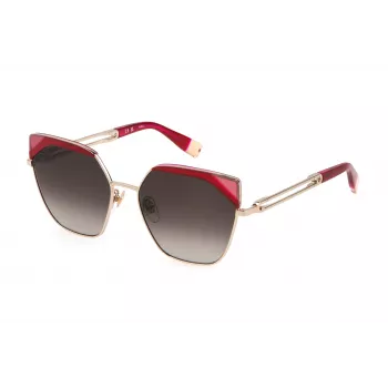FURLA Damen-Sonnenbrille SFU690V58594Y (Glas/Steg/Bügel) 58/17/135 mm