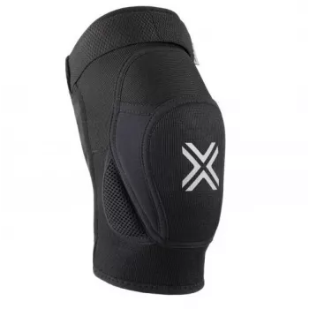 FUSE PROTECTION ALPHA CLASSIC Knieprotektor Schwarz/Grau XL (Paar, CE EN 1621-1)