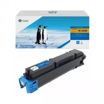 G&G 21000 Kompatible Tonerkartusche für Kyocera TK-5370C – Cyan, 21.000 Seiten