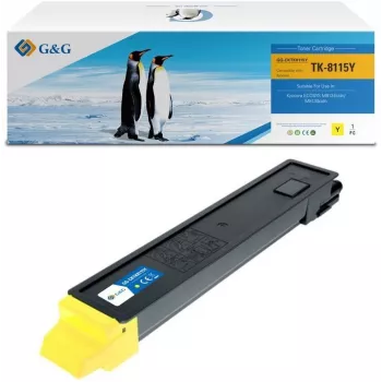 G&G Toner kompatibel mit Kyocera TK-8115Y/ 1T02P3ANL0