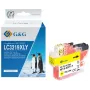 G&G Kompatible Brother LC-3219Y Gelbe High-Yield Tintenpatrone (13990)