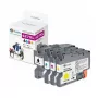 G&G Kompatibler Tintenpatronen-Sparset Schwarz, Cyan, Magenta, Gelb (4er-Pack) XL für Brother LC427XLVAL