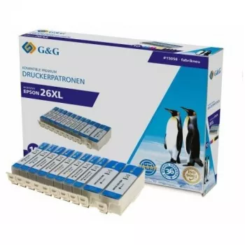 G&G Kompatibles Tintenpatronen-Multipack für Canon PGI-2600XL/CLI-2610XL - Schwarz, Cyan, Magenta, Gelb (4er-Pack)