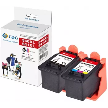 G&G Kompatibles Tintenpatronen-Set 2er-Pack für Canon PG-540XL + CL-541XL (15087)