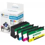 G&G Kompatibler Tintenpatronen-Set HP 953XL Schwarz, Cyan, Magenta, Gelb (4er-Pack) Hohe Ergiebigkeit