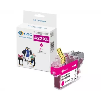 G&G Kompatible Magenta Tintenpatrone für Brother LC422XLM (1500 Seiten) - 20586