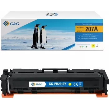 G&G Kompatible Tonerkartusche für HP 207A / W2212A (Cyan)