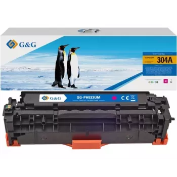G&G Kompatible Tonerkartusche für HP 304A / CC533A Magenta (14386)