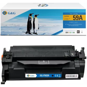 G&G Kompatible Tonerkartusche für HP 59A / CF259A (21080) - Schwarz, Standardertrag, 3.000 Seiten