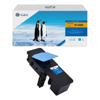 G&G Kompatible Tonerkartusche für Kyocera TK-5430C Cyan (20445)
