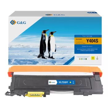 G&G Kompatible Gelbe Tonerkartusche für Samsung CLT-Y404S / HP SU444A (14466)