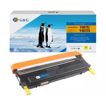 G&G kompatible gelbe Tonerkartusche für Samsung CLT-Y4072S / HP SU472A (14454)
