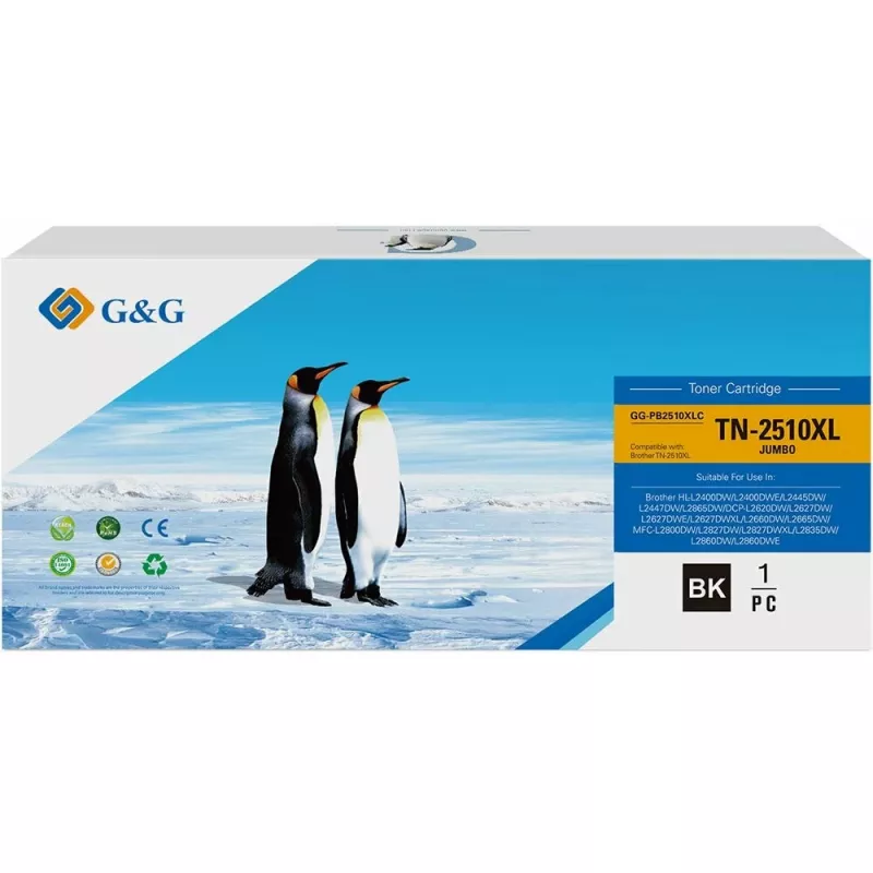 G&G GG-PB2510XLC High Yield Kompatible Tonerkartusche für Pantum P2500/M6500/M6550/M6600 - Schwarz (6000 Seiten)