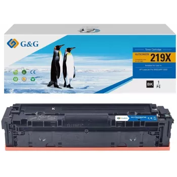G&G GG-PH2190XFBK Kompatible Tonerkartusche Schwarz Hohe Ergiebigkeit Ersatz für HP 219X W2190X