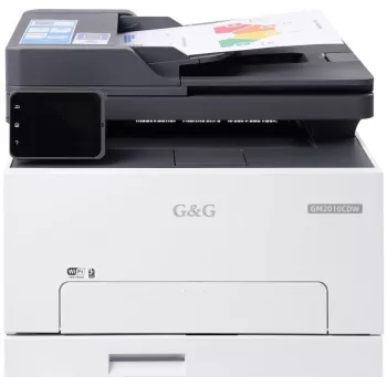 G&G GM2010CDW Farb-Laser-Multifunktionsdrucker 3-in-1, 20 ppm, Duplex, Wi-Fi, Touchscreen
