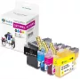 G&G GP-B3219XLBKCMY-4P Kompatibler Tintenpatronen 4er-Pack Schwarz, Cyan, Magenta, Gelb für Brother LC-3219XL