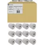 G&G Etikettenrollen kompatibel mit Zebra 800264-155, Weiß, 102 x 38 mm, 12 x 1790 Etiketten (19802)