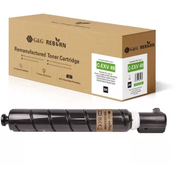 G&G Reborn Kompatible Tonerkartusche für Canon C-EXV 49 (8524B002) Schwarz