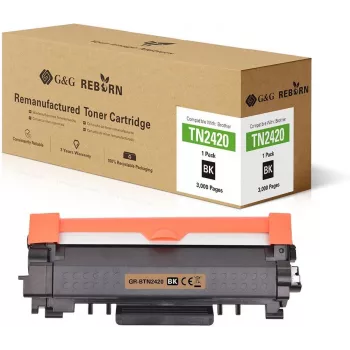 G&G Reborn Toner Kompatibel mit Brother TN-2420 (Schwarz, 3.000 Seiten)