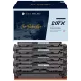 G&G Select XL Toner 4-Pack für HP 207X (Schwarz, Cyan, Magenta, Gelb) - Kompatibel, Hohe Ergiebigkeit