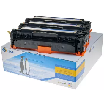 G&G Toner 3-Farben-Set für HP 125A /128A/131A C/M/Y
